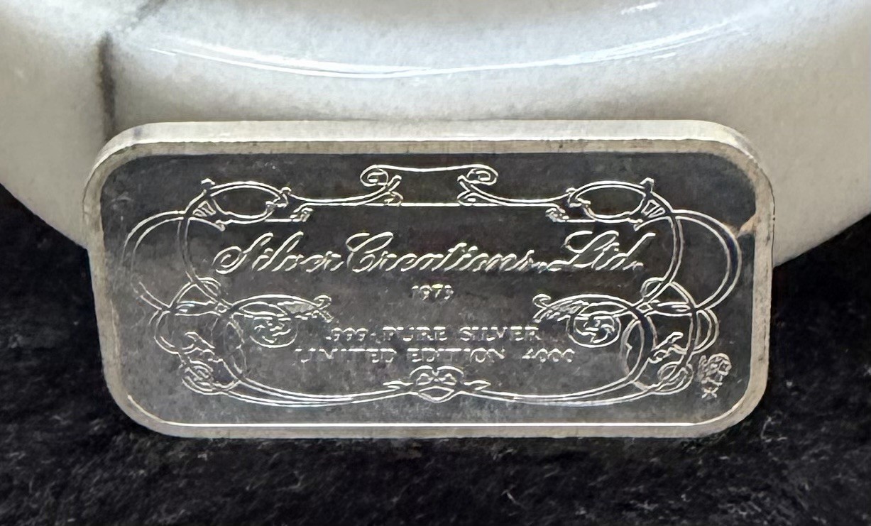 PABLO PICASSO, 1881-1973, 1oz. .999 FINE SILVER, TRIBUTE ART BAR!