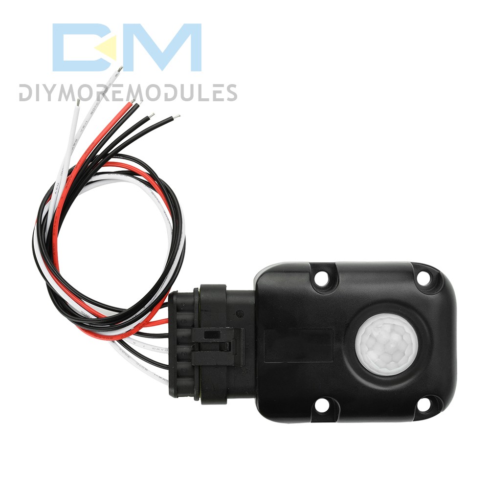 DC6-24V Infrared PIR Motion Sensor Detector LED Outdoor Waterproof Sensor Switch