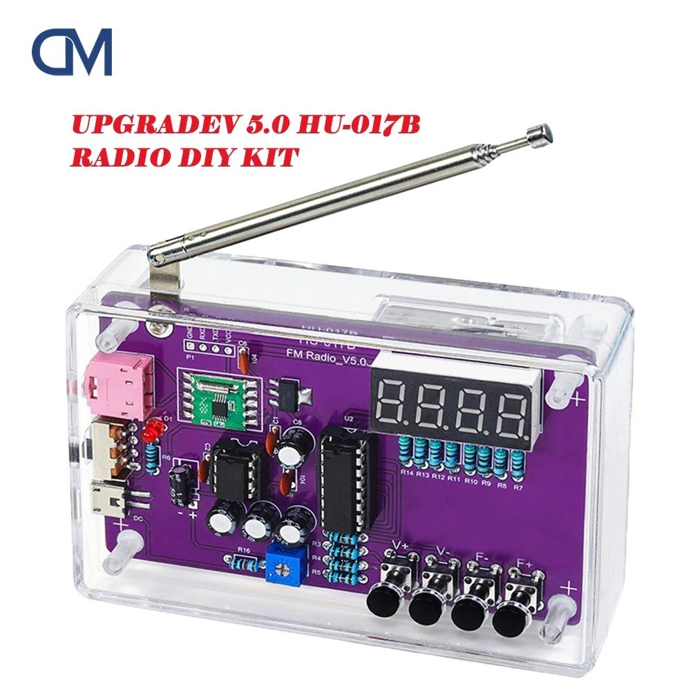 FM Radio Kit Soldering Practice Kit for Beginner STEM Educational Training Kit