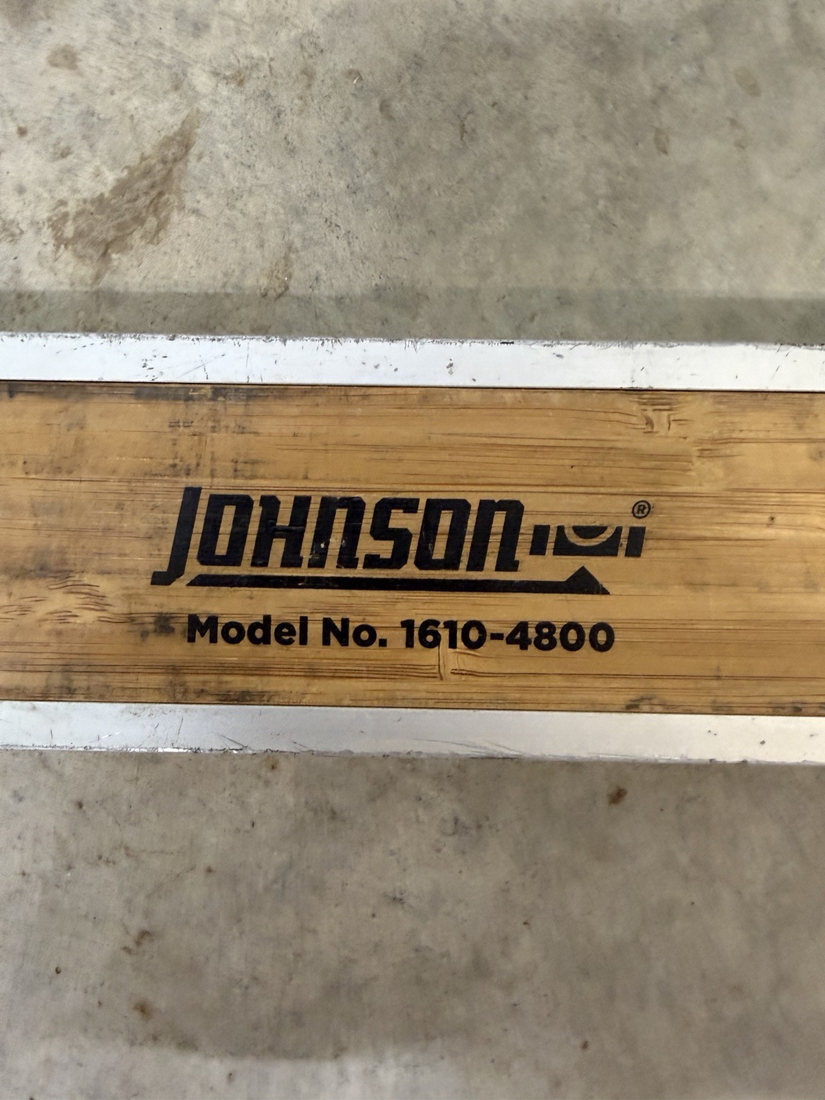 Johnson Level 48" EcoTech Wood Level Model Number 1610-4800