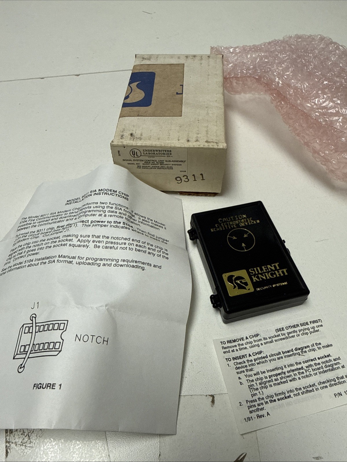 SILENT KNIGHT 9311 SIA Modem Chip For 5104 Fire communicator