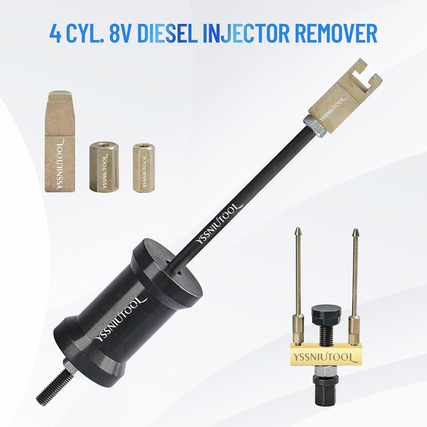 Fuel Injector Removal Puller Kit Injector Seal Install Tool Compatible with VW T