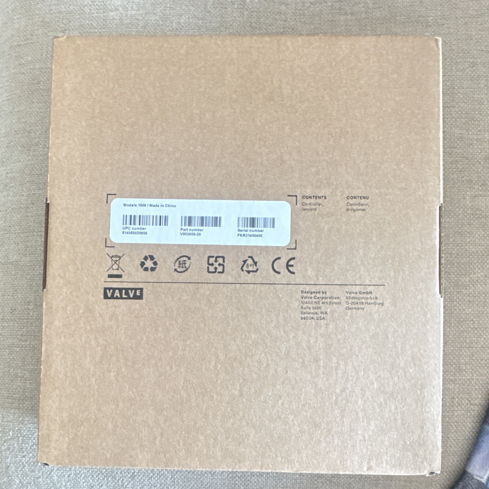 Valve Index Controllers Right and Left