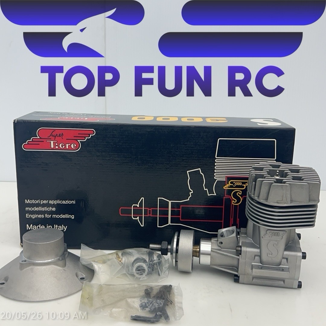 Super Tiger S 3000 2-Stroke RC AIRPLANE Engine in Box with New