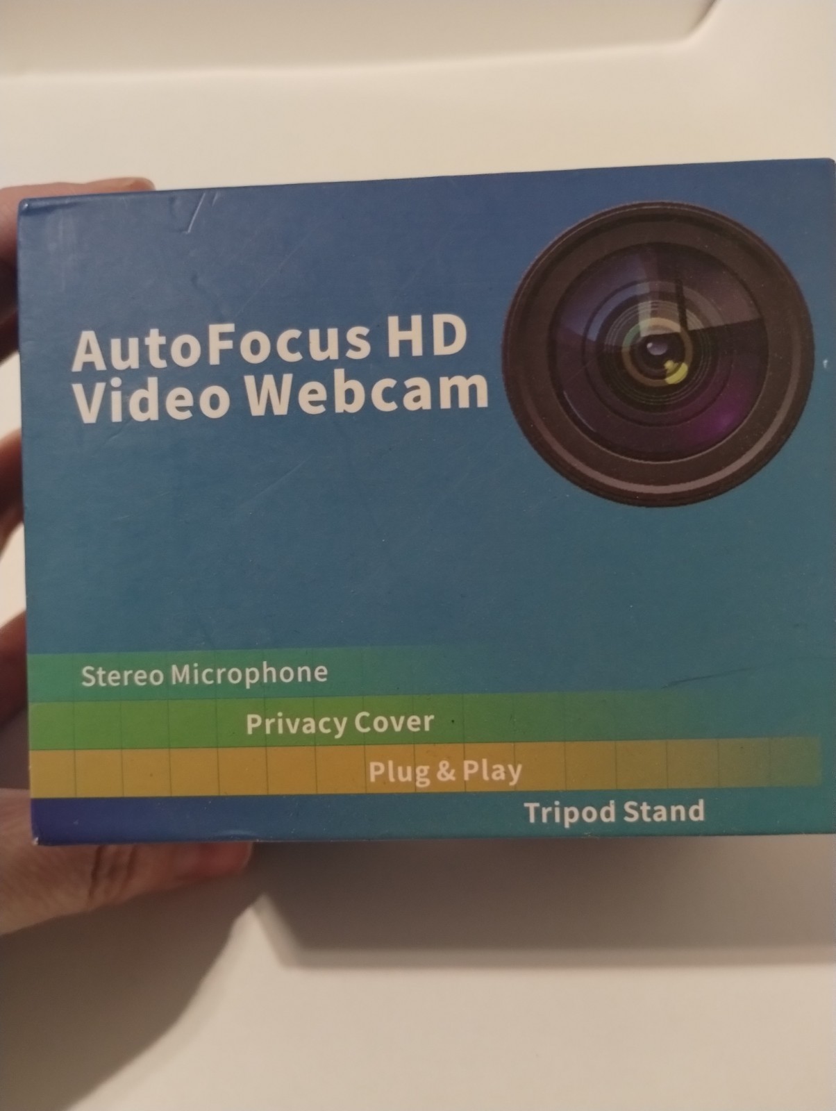 Webcam RoHS Autofocus HD Video Webcam New Open Box NO TRIPOD STAND INCLUDED