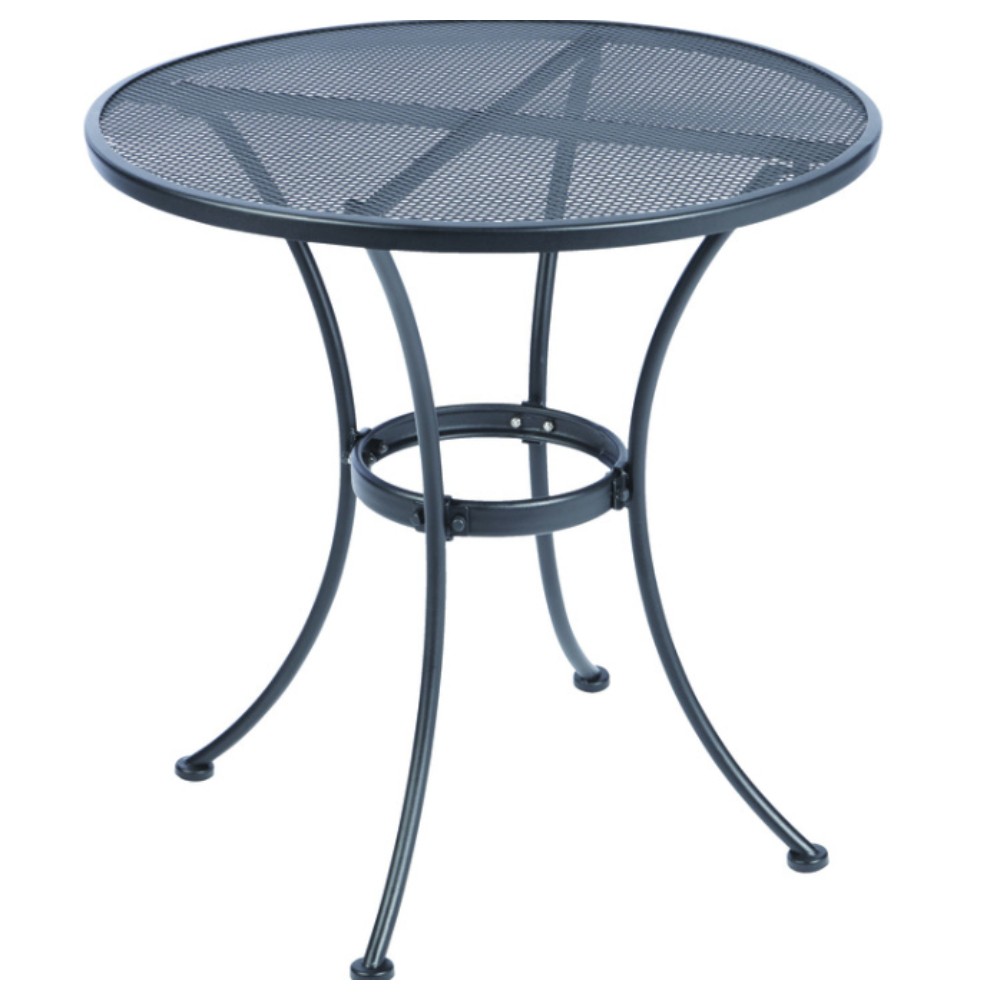 Living Accents WDAC-16BST Winston Round Black Bistro Table 28 H x 28 Dia. in.