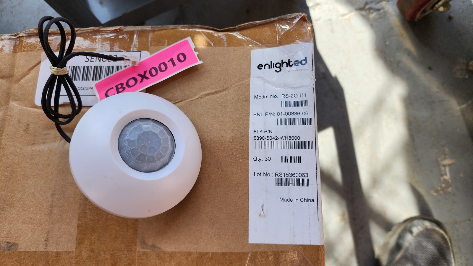 ENLIGHTED RS-20-H1 01-00836-06 Reggedizer Occupancy Sensor Outdoor Motion Sensor