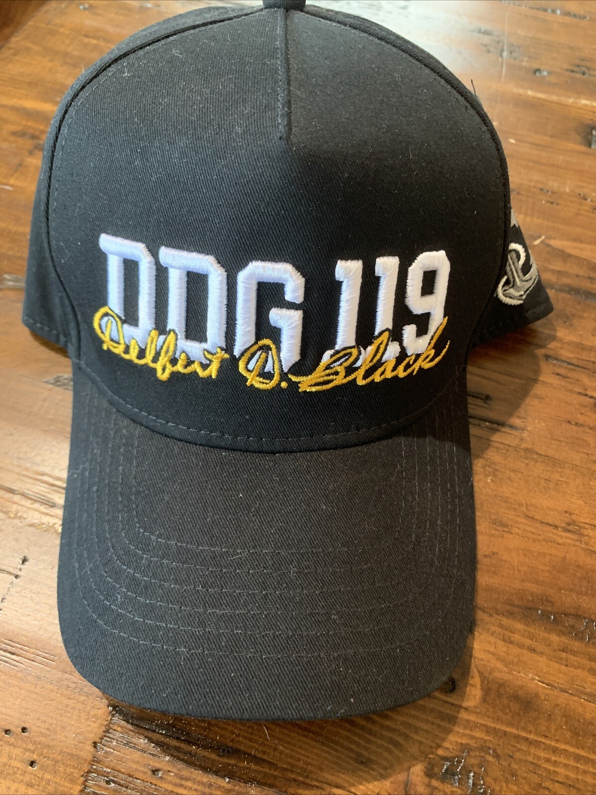 DDG 119 Delbert D Black NAVY SHIP HAT U.S MILITARY BALL CAP