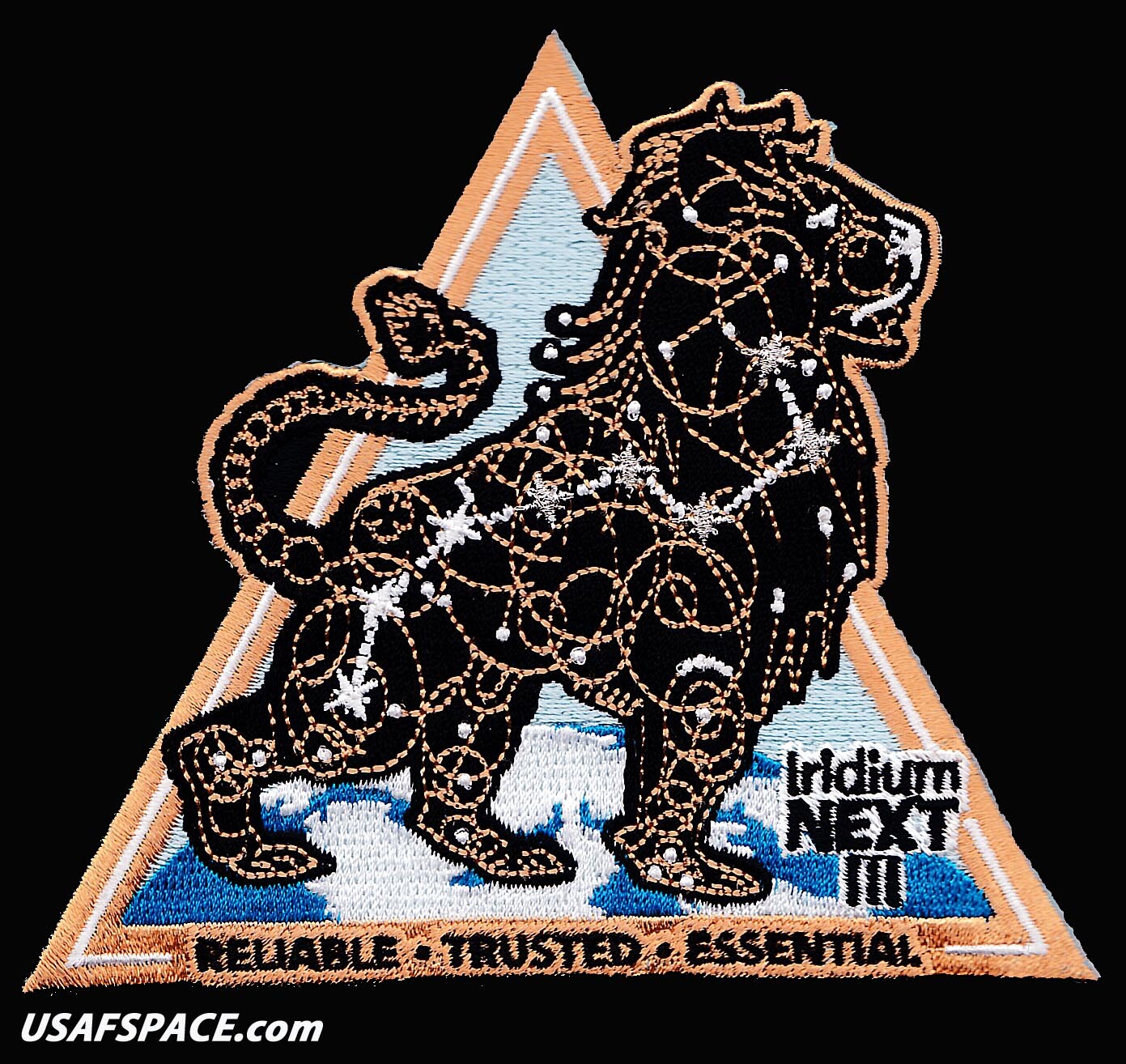AUTHENTIC Iridium NEXT Launch-3 SPACEX FALCON 9 USAF VAFB - 4.5" SATELLITE PATCH