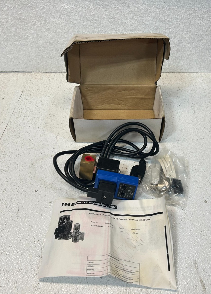 MCDV-25-120AVS Electronic Drain Valve w/ Strainer