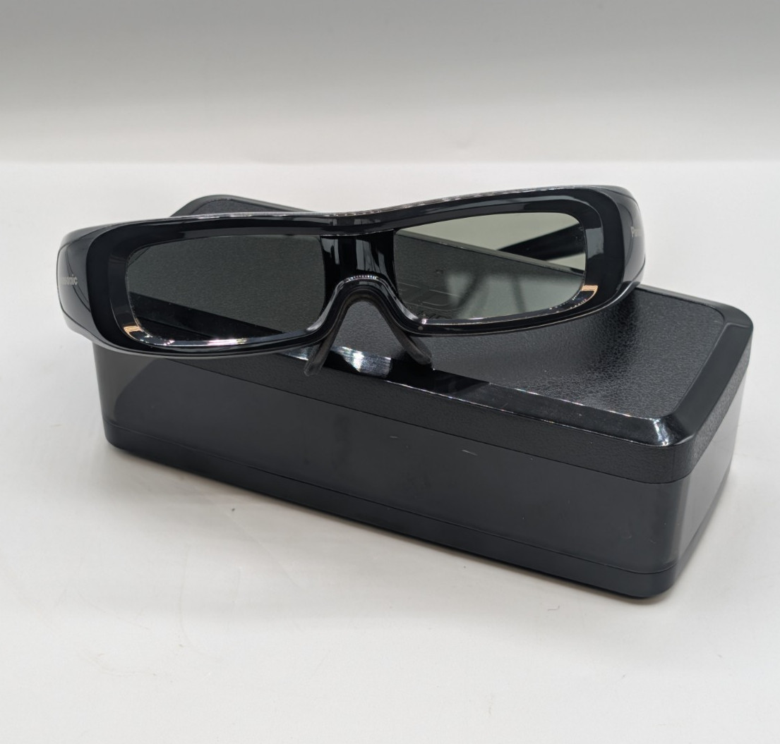 Panasonic E340592 Active Shutter 3D Glasses Black Rechargeable (G4B*) (No Cable)