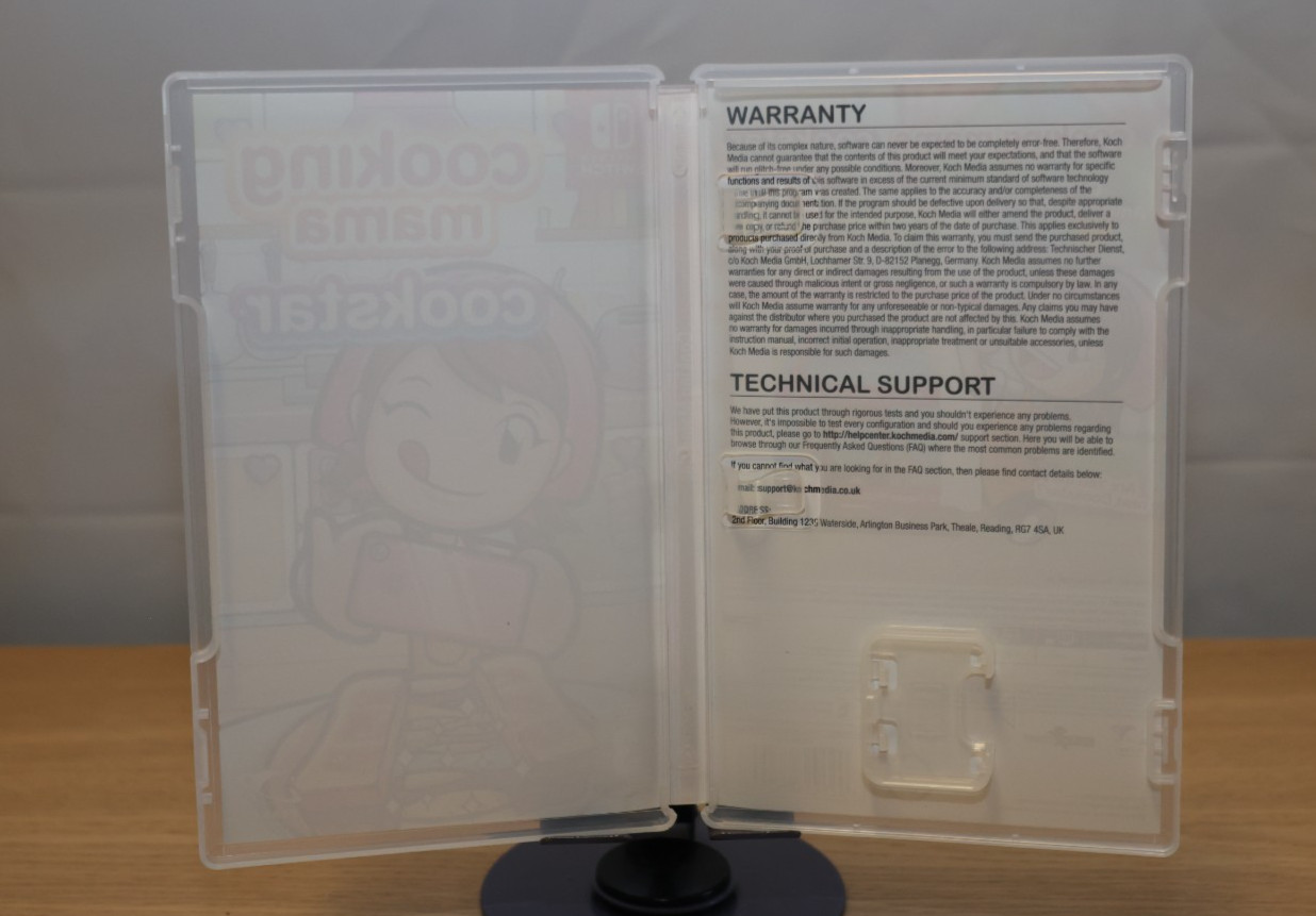 Cooking Mama Cookstar Nintendo Switch Original Case Only No game