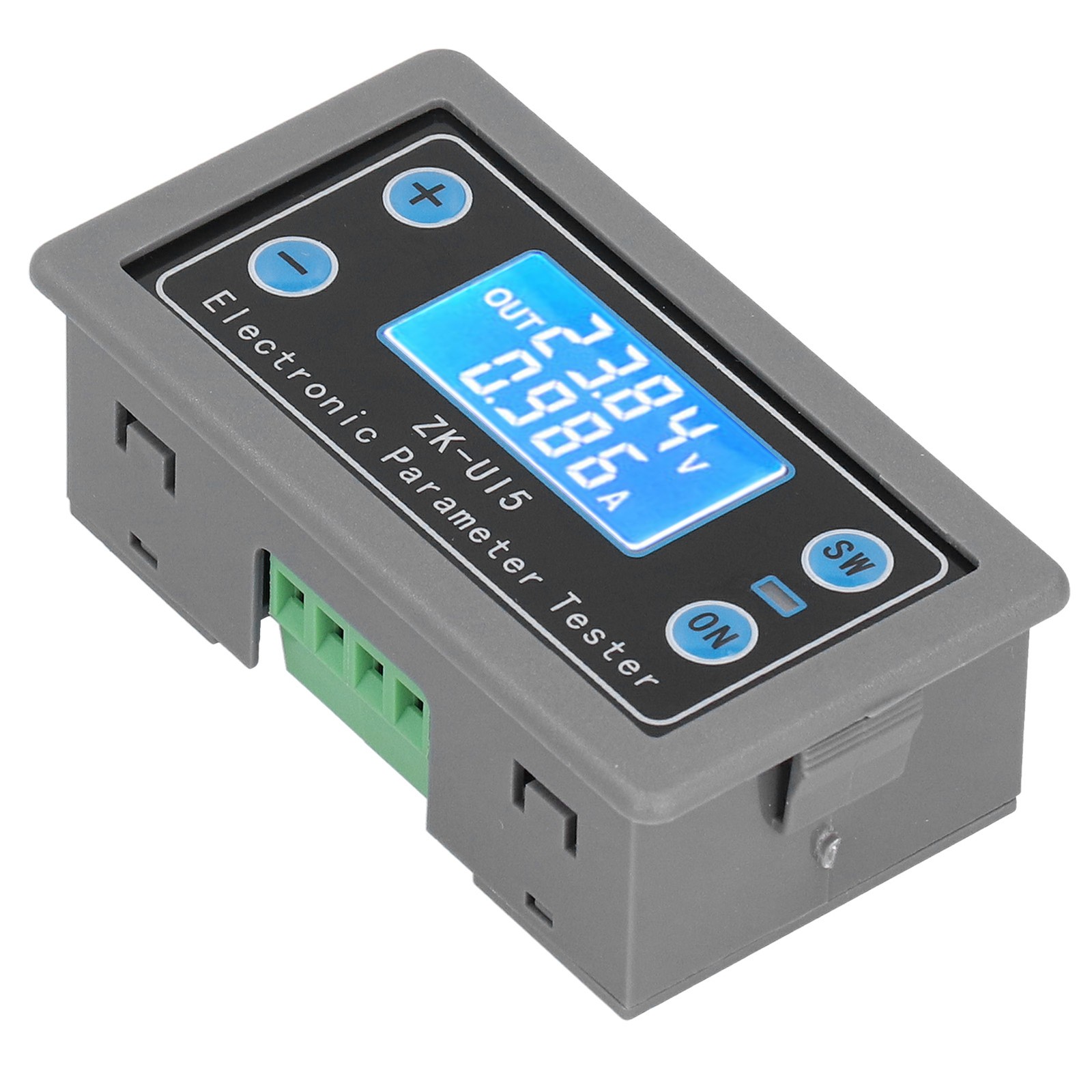 ZKU15 Voltage Current Testing Meter LCD Digital Display Volt Ammeter CS