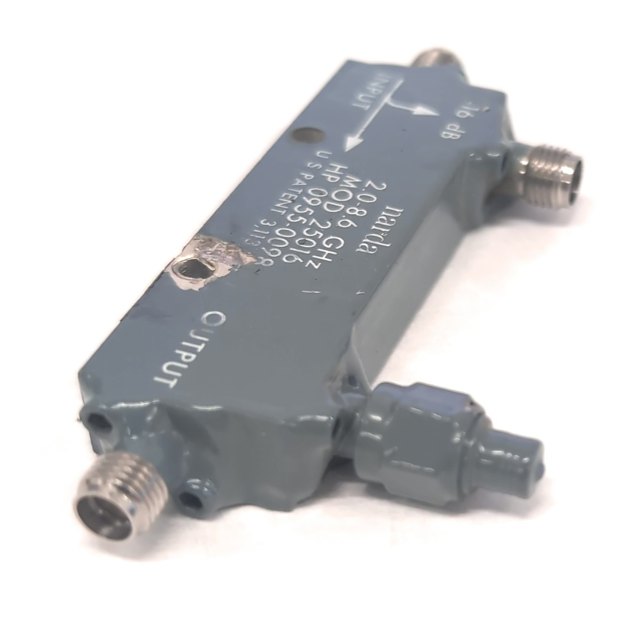 Lot of 2 Narda 25016 2 to 8.6 GHz,16 dB, SMA, Directional Coupler HP 0955-0098