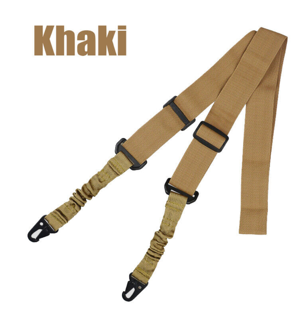 Tactical Sling Hunting Gun Sling Adjustable Nylon Multifunctional Elastic Band