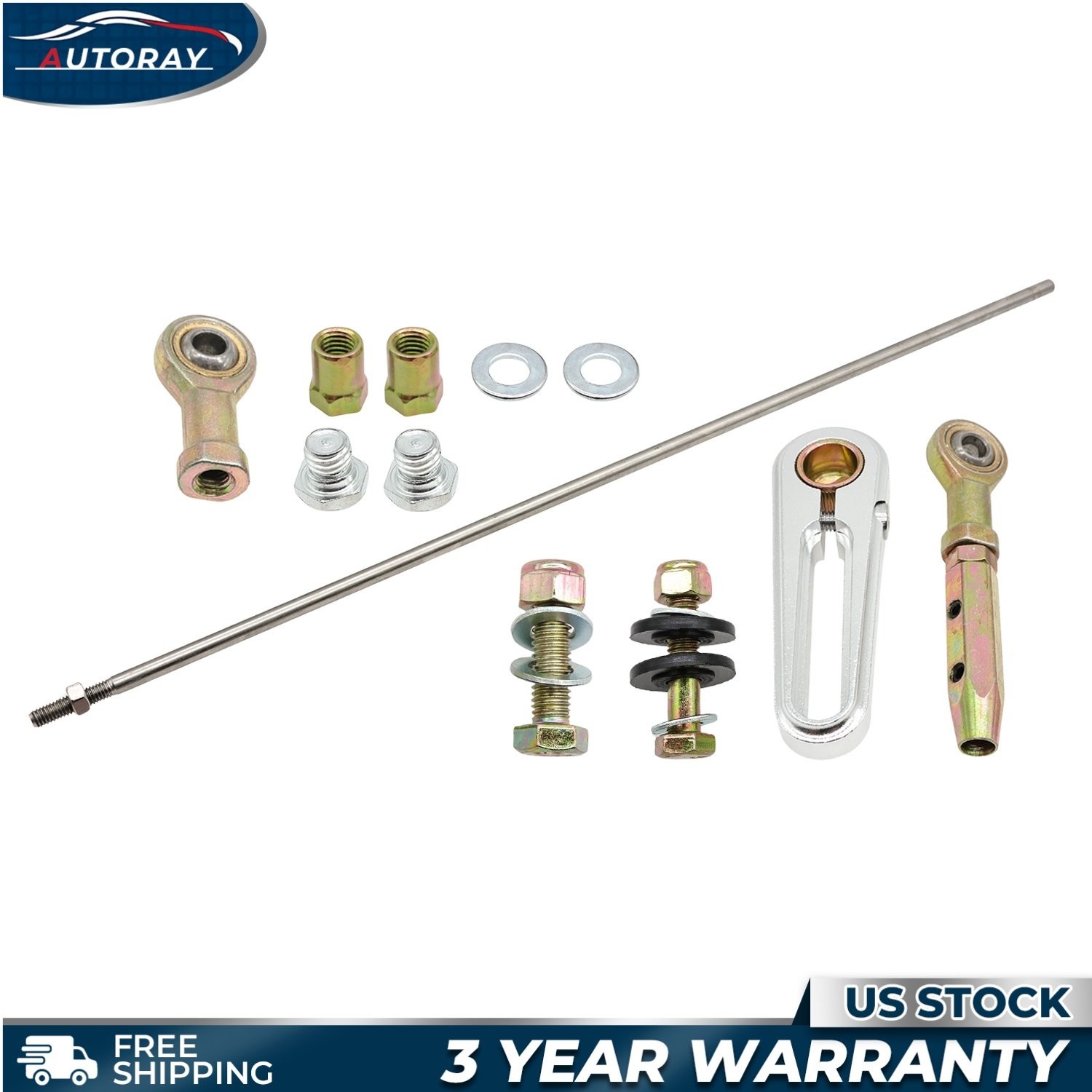 For 350 400 700R4 GM Transmissions Adjustable Column Shift Linkage Kit 21"