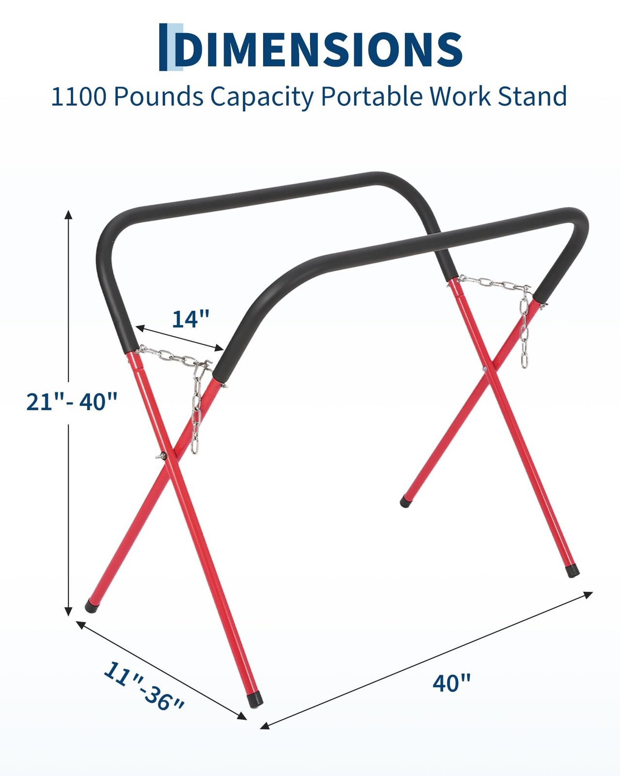 Adjustable Foldable Structure Matches The Automotive Workbench Stand, Heavy Duty