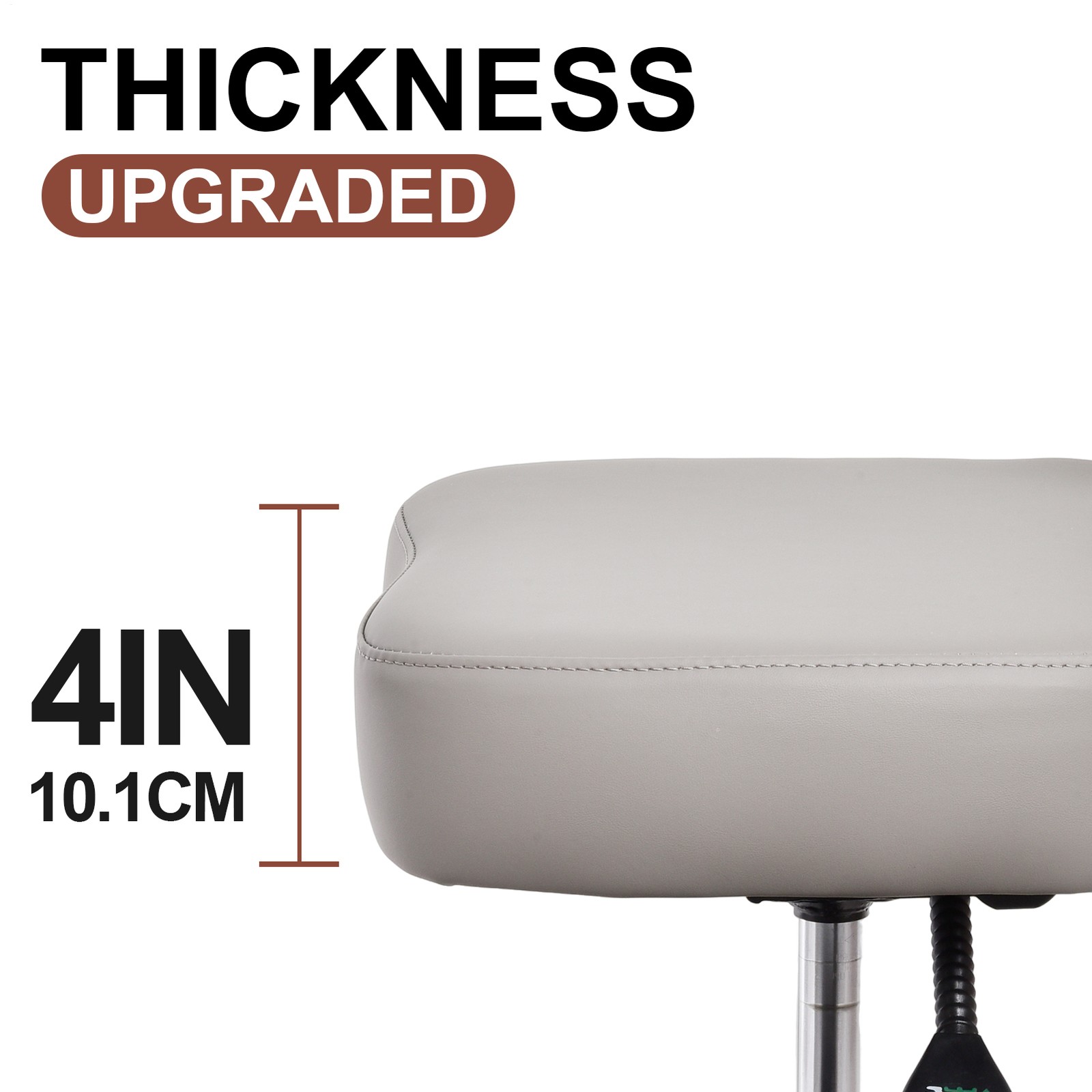 Ergonomic Cross Legged Chair, 360° Swivel Meditation Chair Height Adjustable Sea