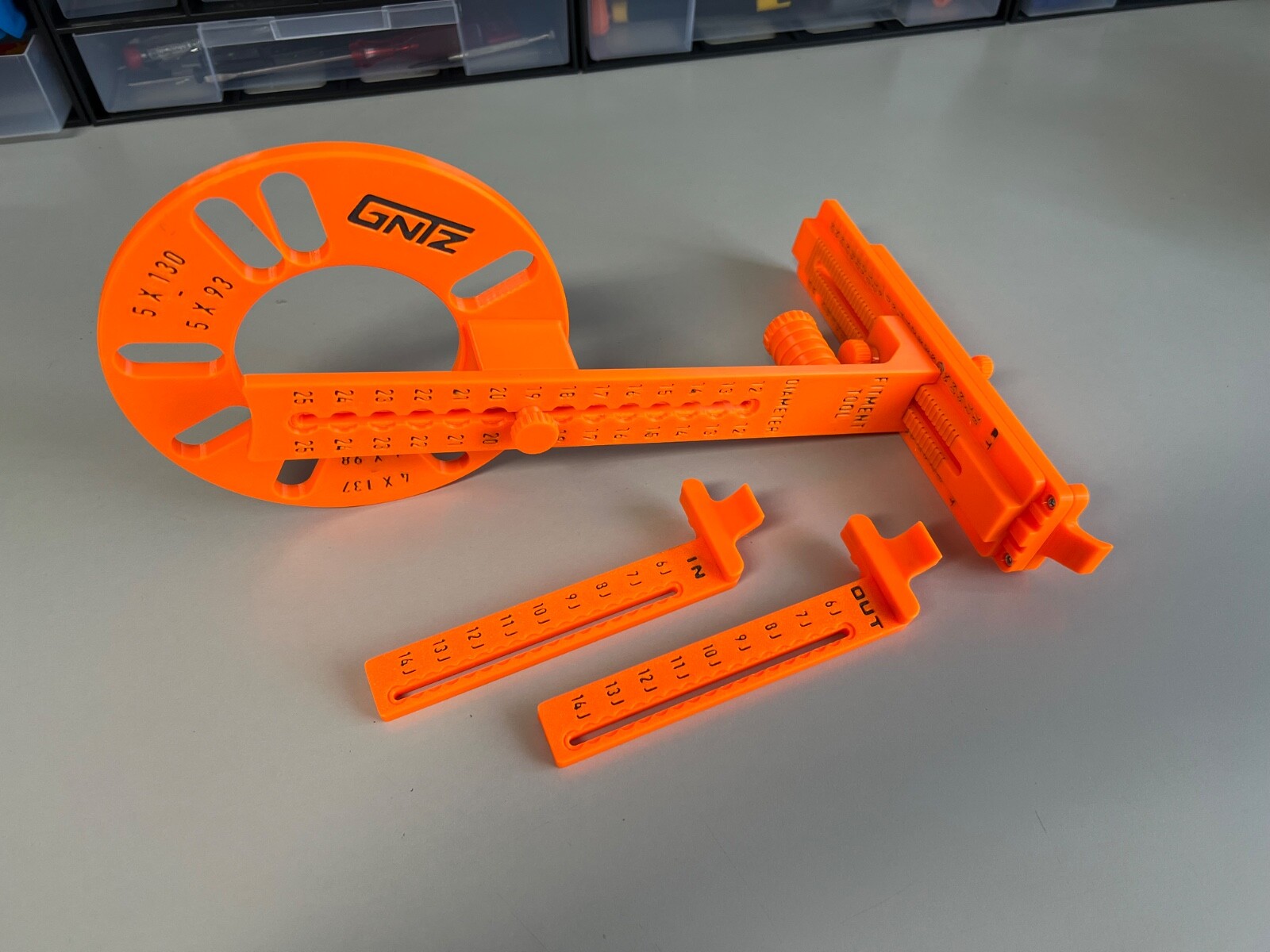 Fitment Tool Set Measuring Tool Rim Simulation Measure Tuning Measuring Gauge Wheel