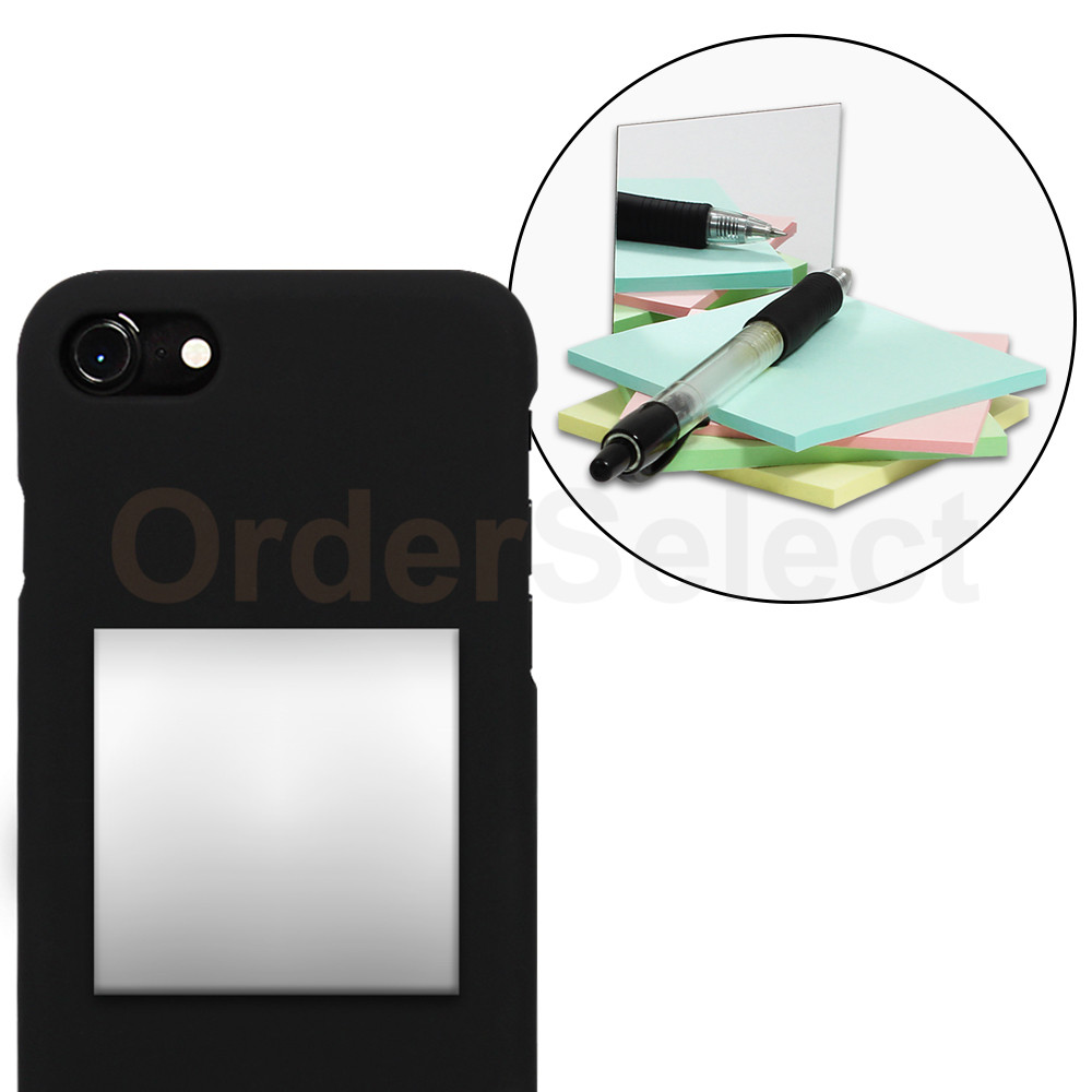Selfie Small Mirror Square 2" Anti-Scratch for Apple iPhone /Android Cell Phone
