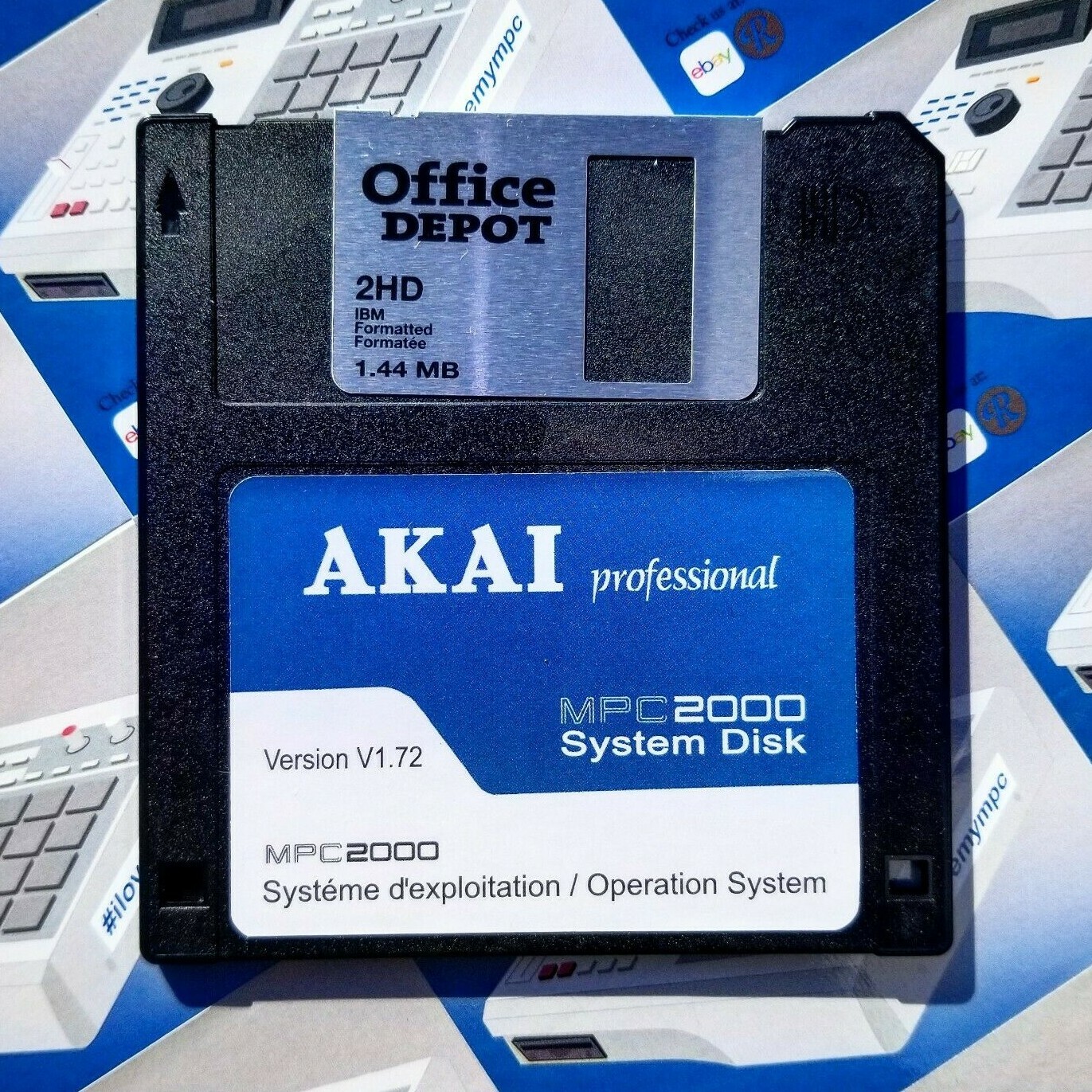 Akai MPC 2000 OS Ver. 1.72 Floppy Disk Boot Disk Operating System