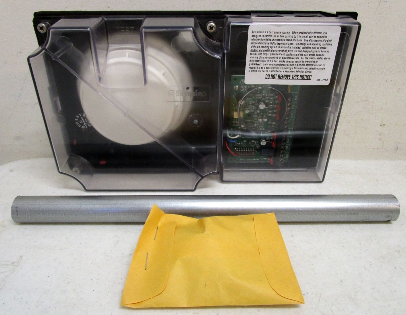 NEW SIMPLEX 4098-9756 TRUE ALARM DUCT SENSOR HOUSING
