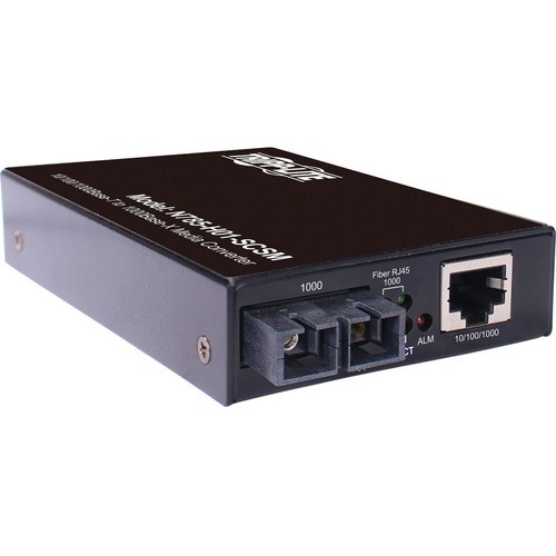 Eaton Tripp Lite Series Hardened Gigabit Fiber to Ethernet Media Converter, 10/1