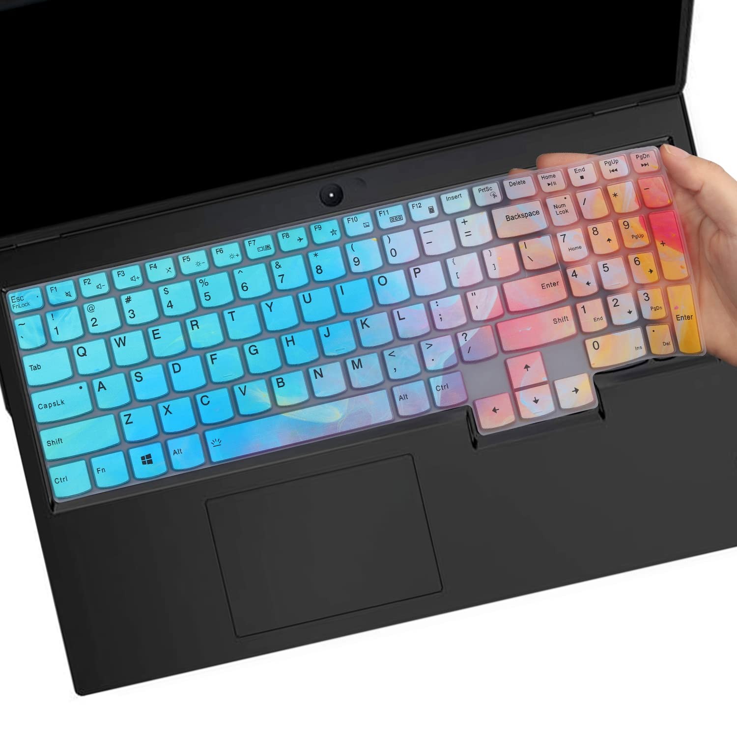 Keyboard Cover Skin for Lenovo Legion 5 15.6", "16", "17.3" inches, Colorful