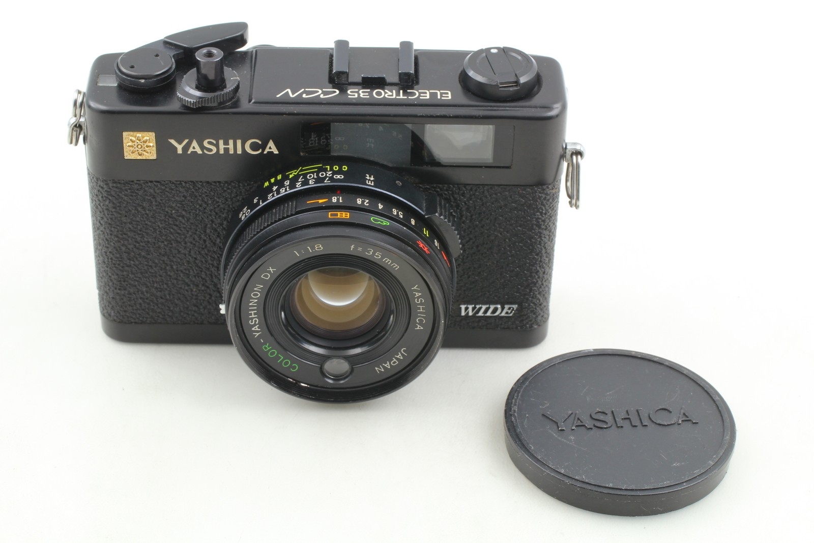 [Exc+4] Yashica Electro 35 CCN Wide Film Camera 35mm f/1.8 Meter-OK From JAPAN