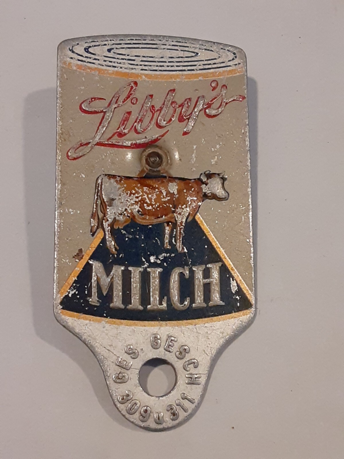 WWII Wehrmacht German Soldier Milk Libby’s Milch Can Opener Basic Equipment