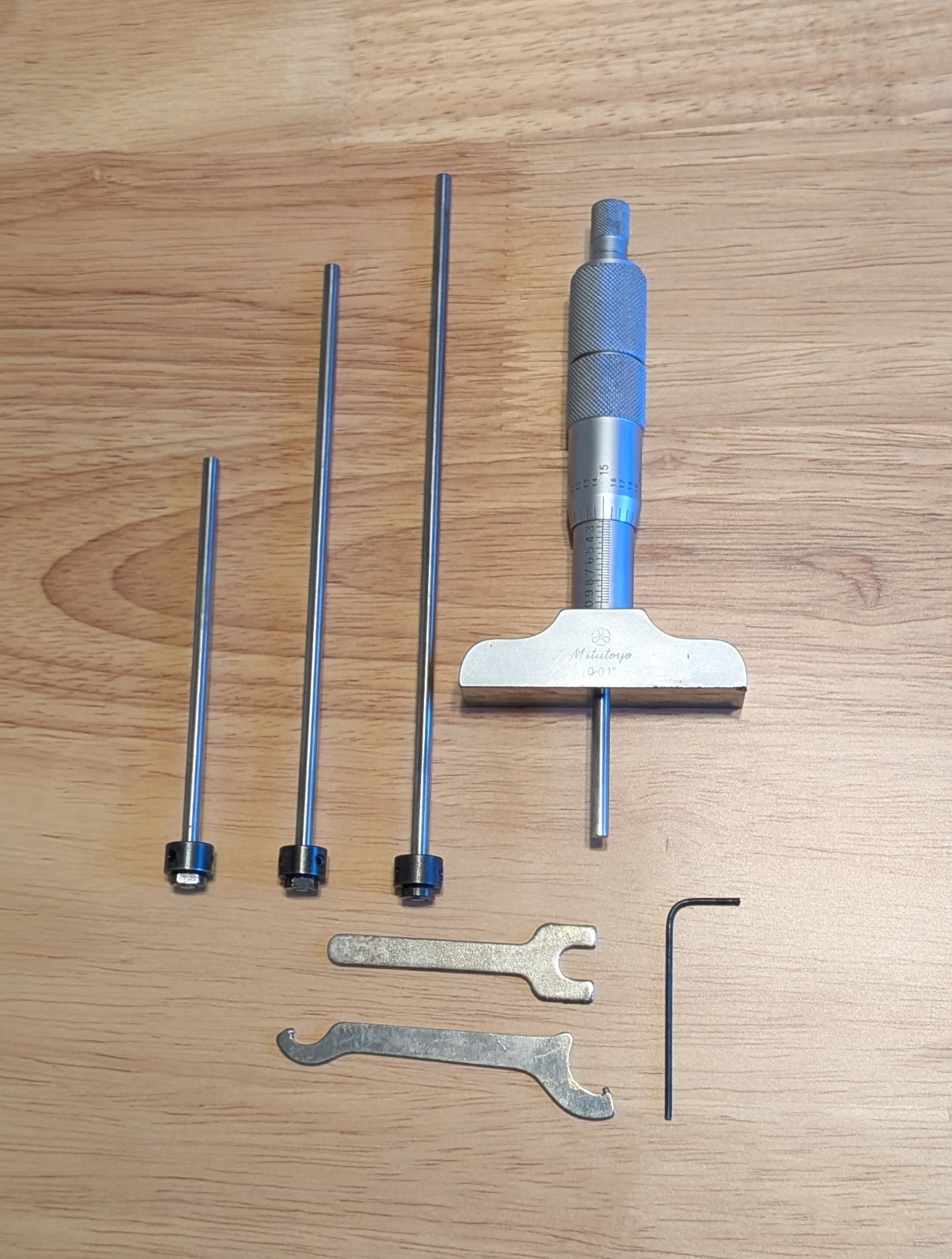 Mitutoyo 129-127 Depth Micrometer w/ Case