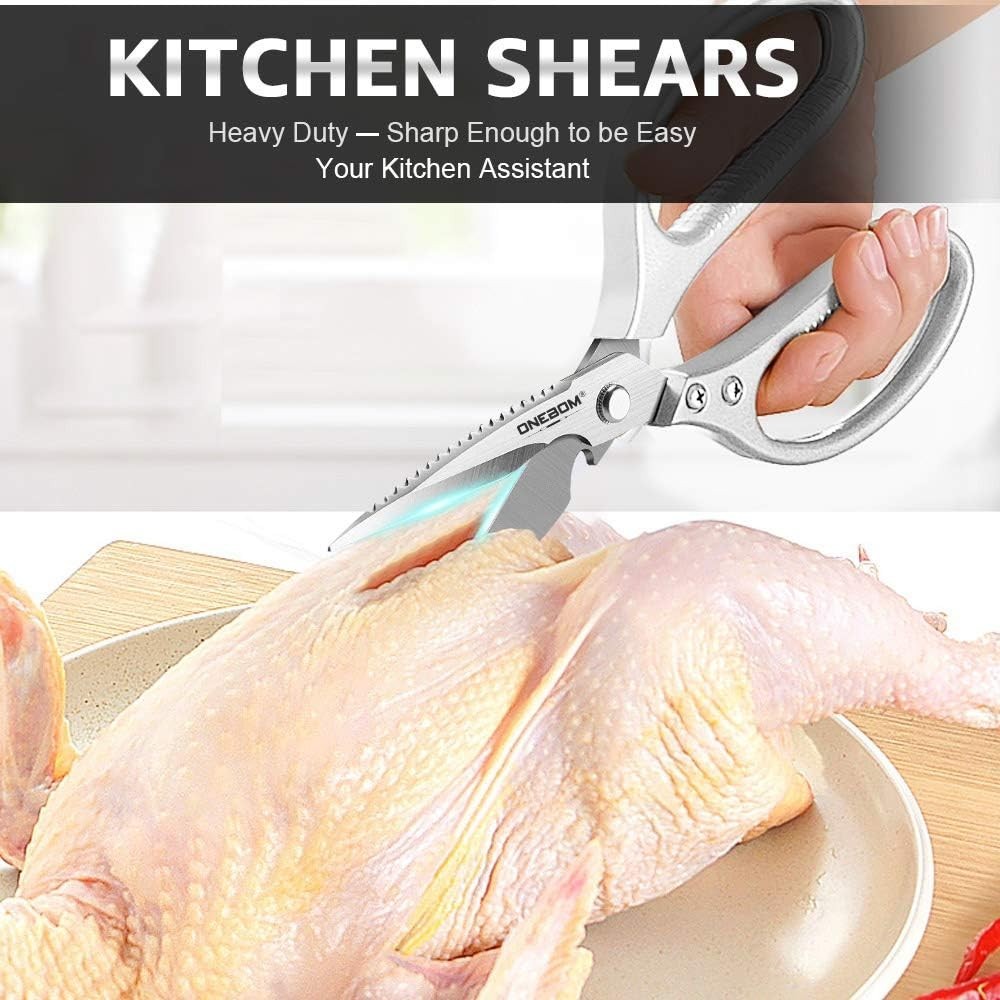 Multi-Function Stainless Steel Scissors