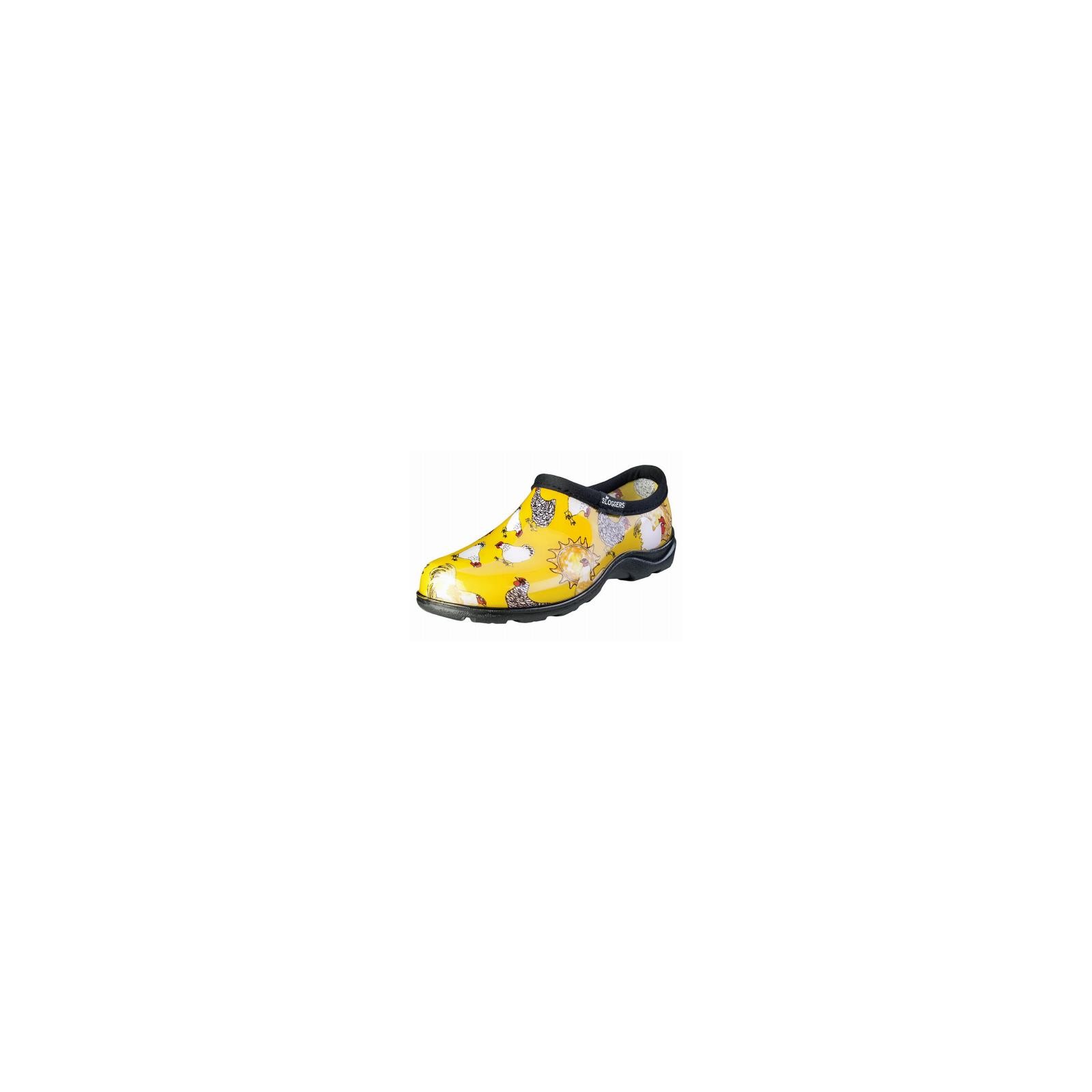 Sloggers 5116CDY09 Women's Waterproof Garden Shoe, Chicken Daffodil Yellow, Size