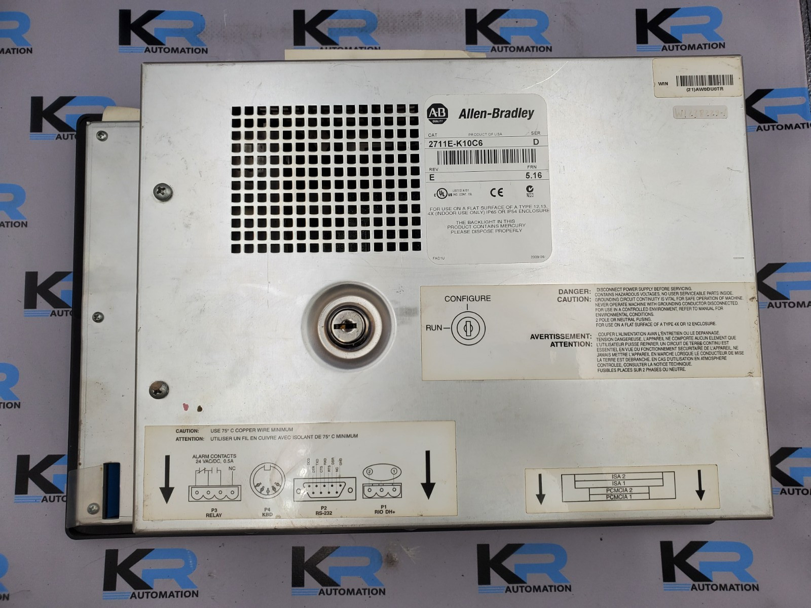 Allen Bradley 2711E-K10C6 PanelView 1000e LCD Keypad Panel