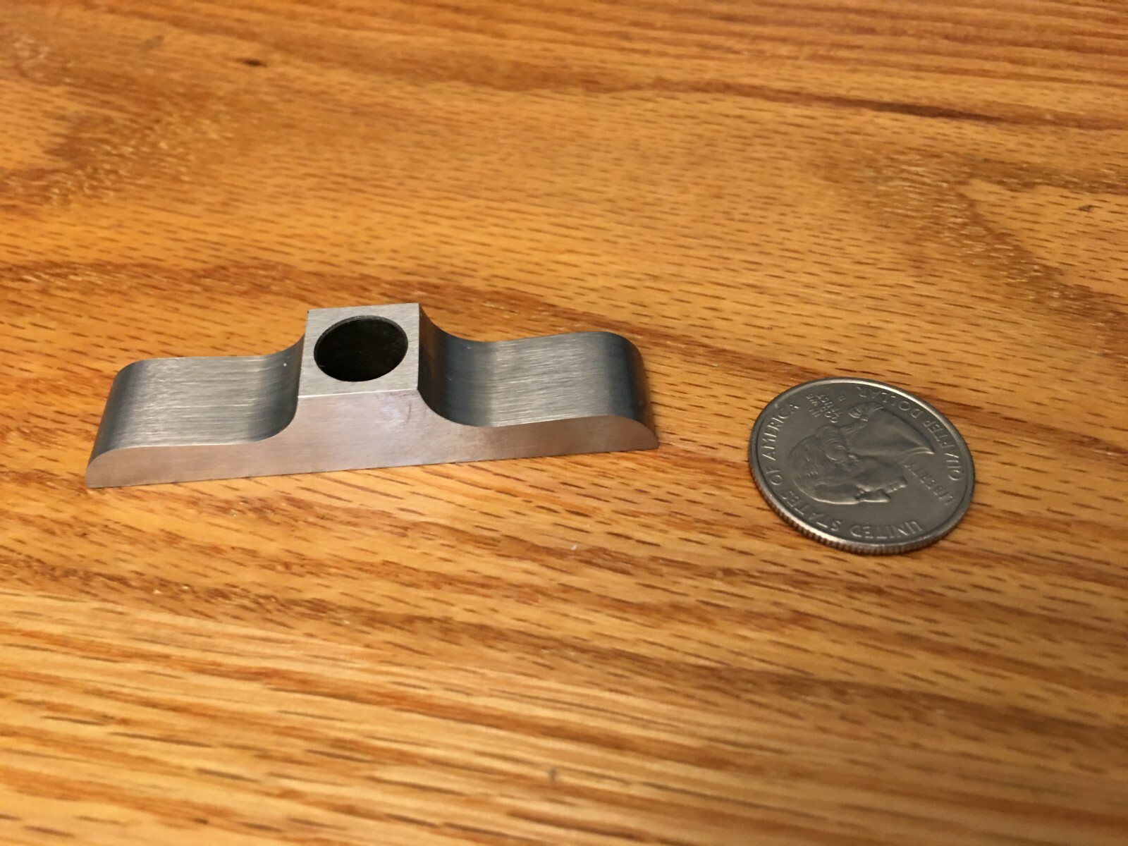 2.5" Stainless Steel Depth Gauge base.