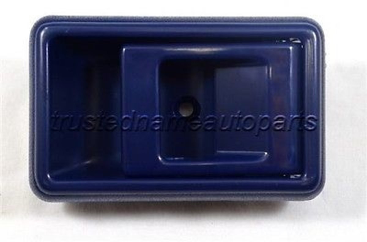 fits 1988 to 1992 Toyota Corolla Interior Door Handle Front Right Passenger Blue