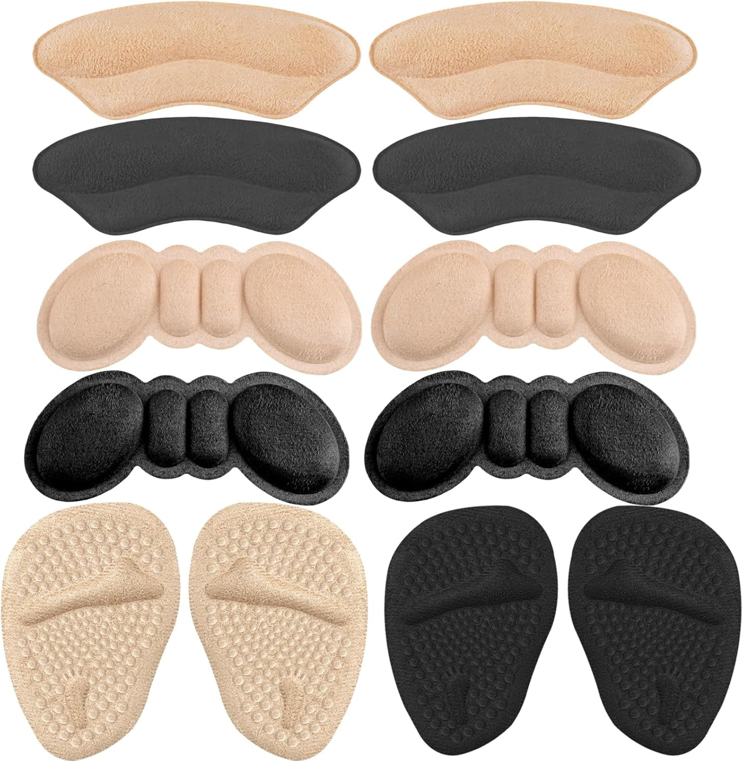 6 Pairs Heel Grips for Women'S Shoes, Heel Pads for Shoes, Shoe Cushions for Wom