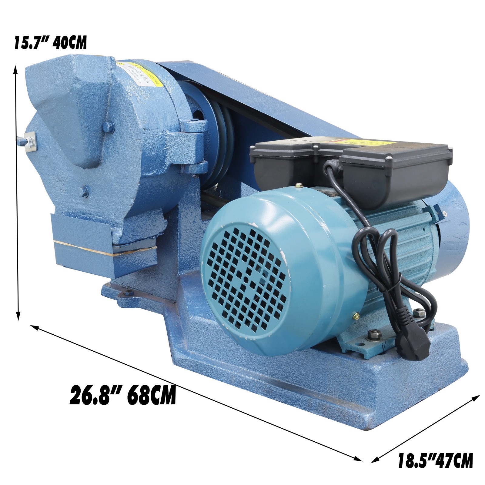 Ore Grinding Machine Disc Crusher Grinder 220V1500W Disc Mill Crusher 80-200mesh