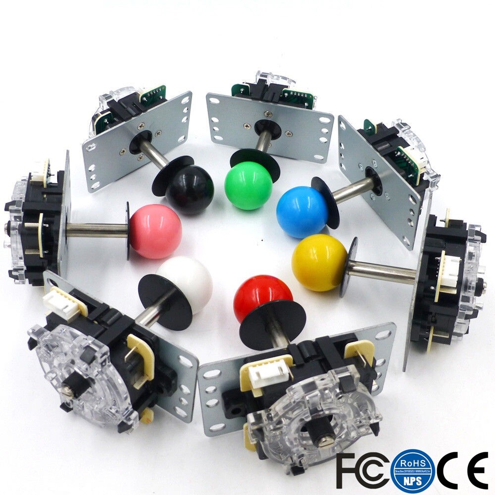 Arcade Classic Competition 5 Pin 4 and 8 Ways Joystick DIY Arcade Game Kit Parts