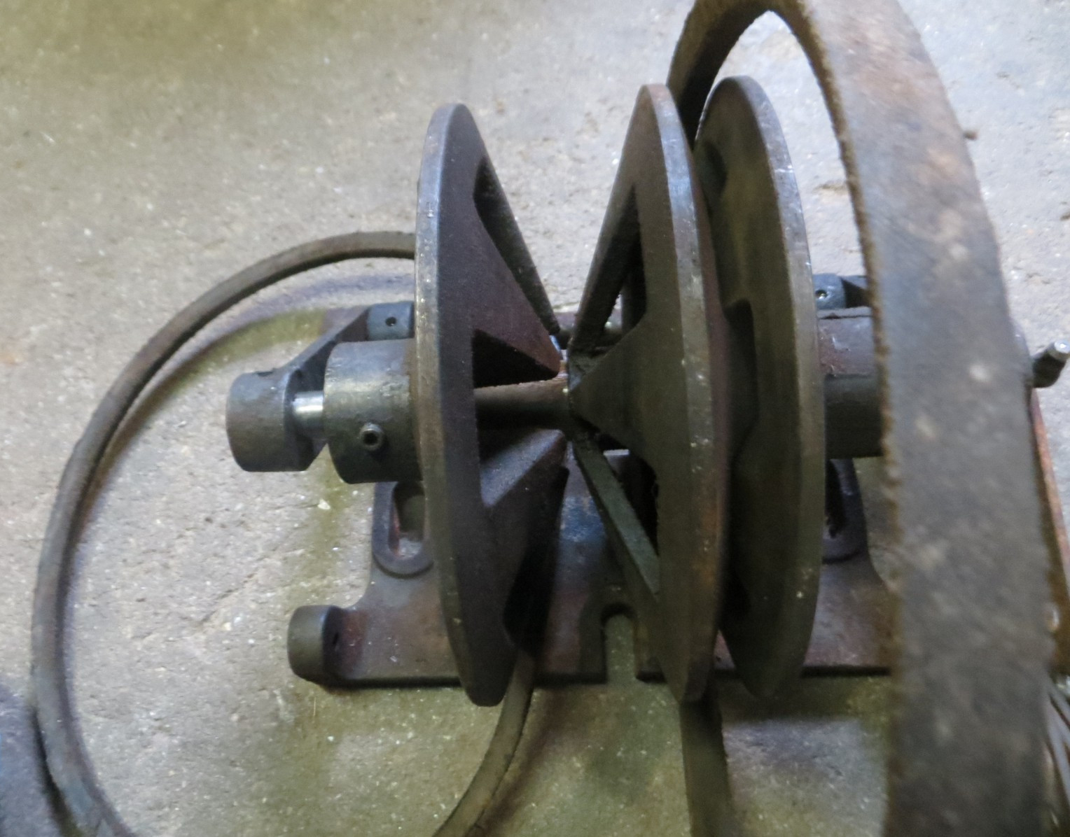 Vintage Variable Speed Drive 7" Pulley System Complete Assembly