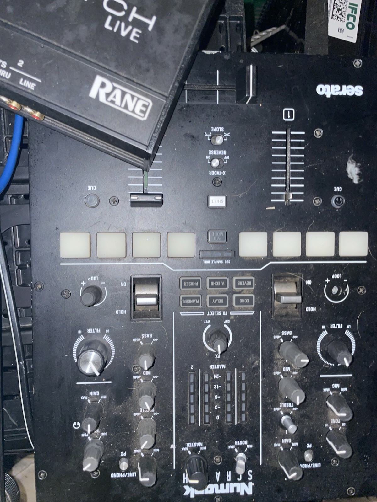 Numark Scratch 2-Channel DJ Mixer Compatible with Serato DJ Pro