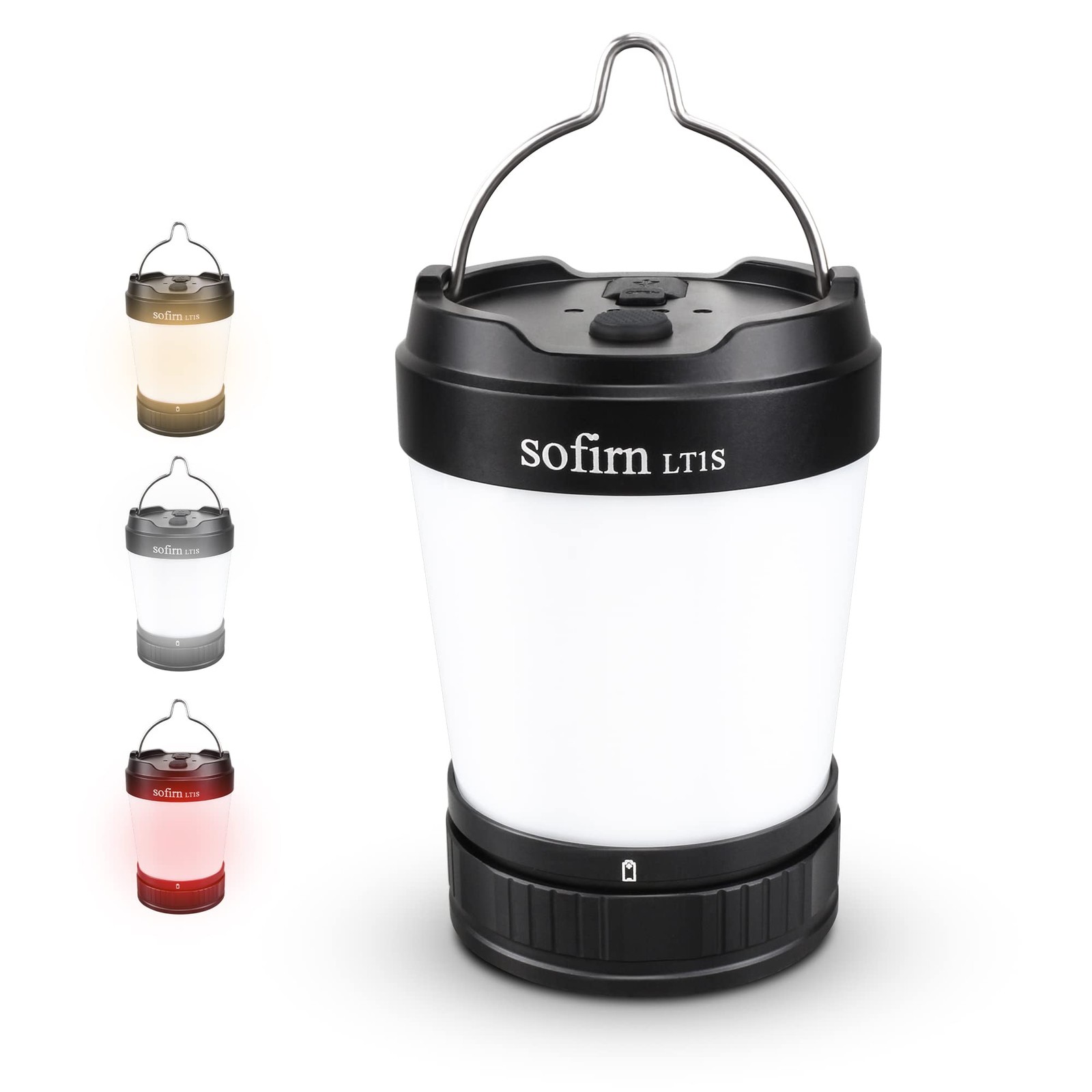 Sofirn LT1S LED Camping Lantern, Rechargeable Lantern with Dimmable 2700K - 6500
