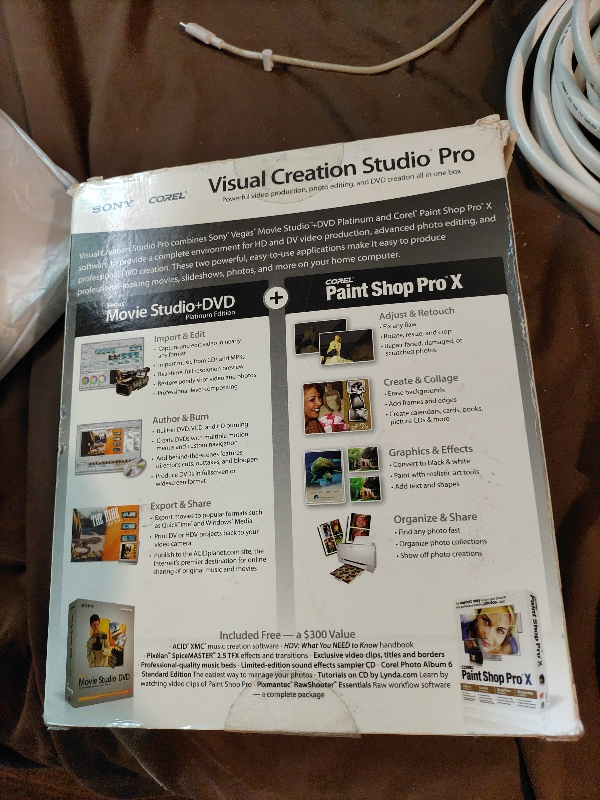 Corel Sony Visual Creation Studio Pro_Retail Box
