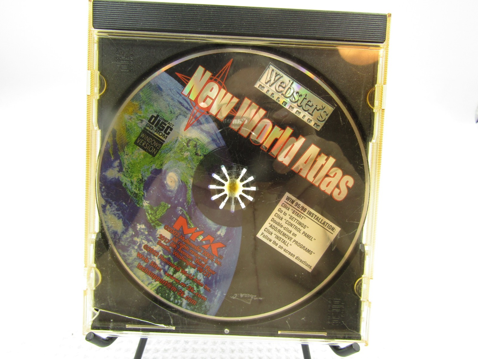 Webster’s New World Atlas PC CD ROM