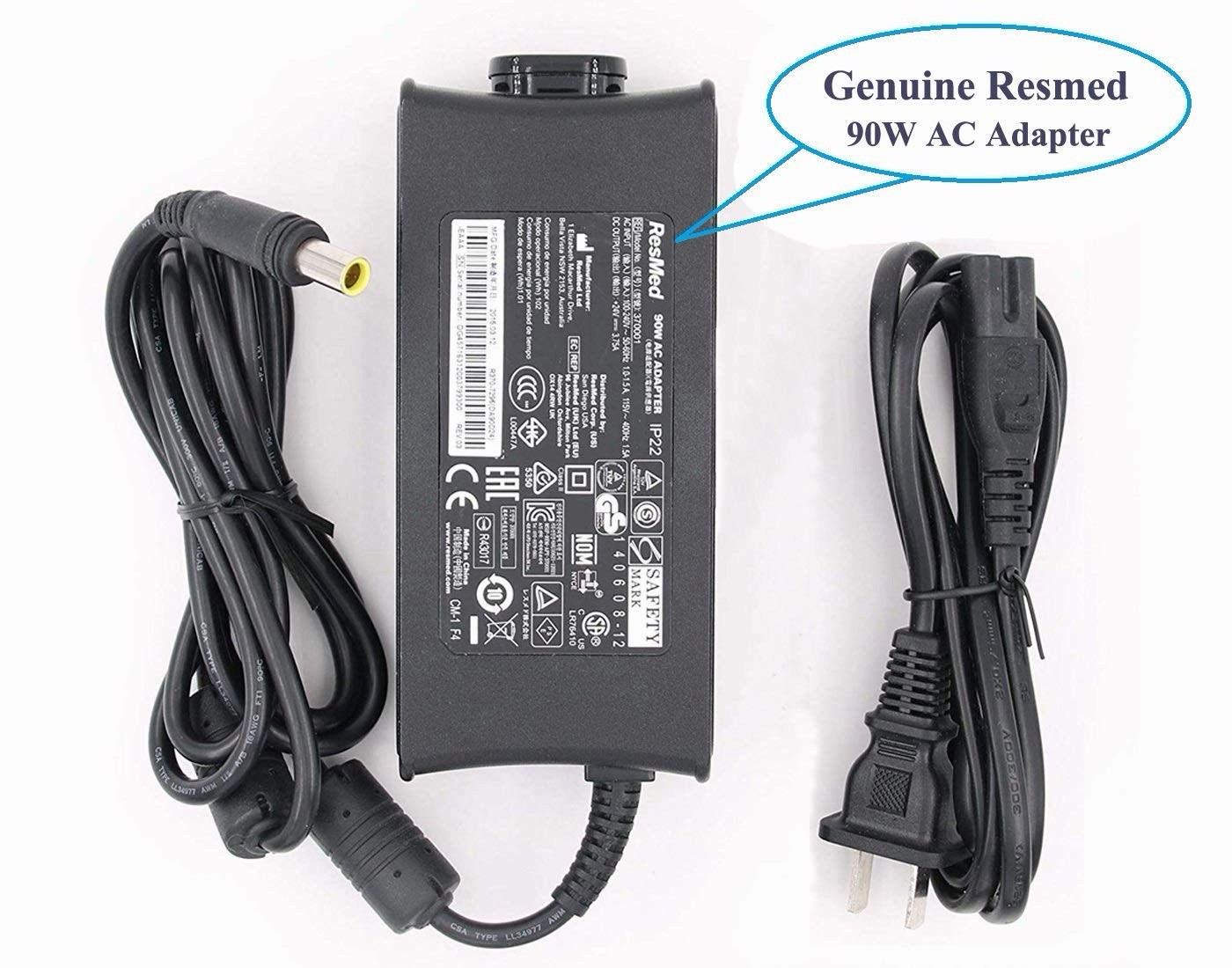 Genuine ResMed AirSense 10 Model 370006 AC Power Supply