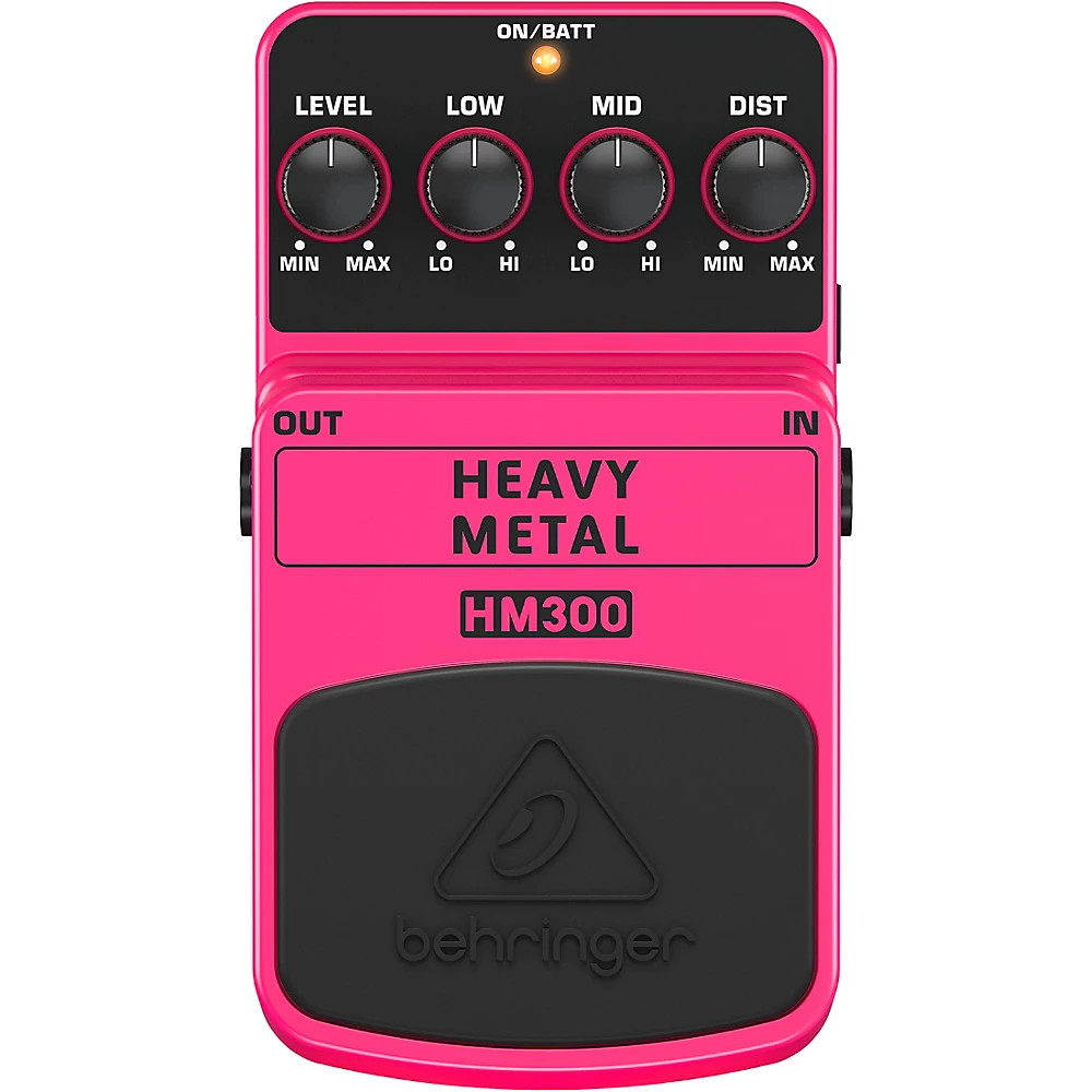Behringer Heavy Metal HM300 Distortion Guitar Effects Pedal