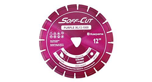 Husqvarna 542756137 Purple XL8-1000 Soft-Cut Ultra Early Entry Diamond Blade and