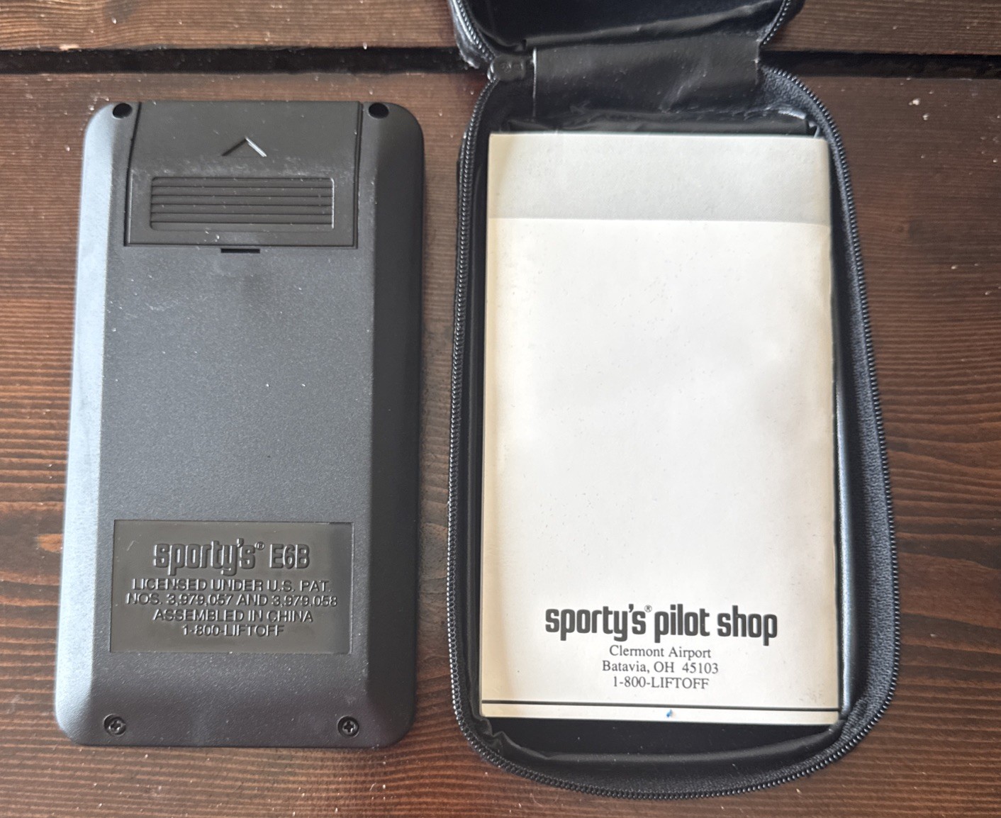 Sporty's E6B Electronic Flight Computer w/ Case & Manual Tested Working
