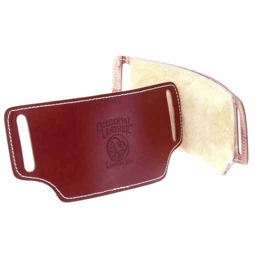 Occidental Leather 5006 10" x 6" Sheepskin Lined Leather Pro Carpenters Hip Pads