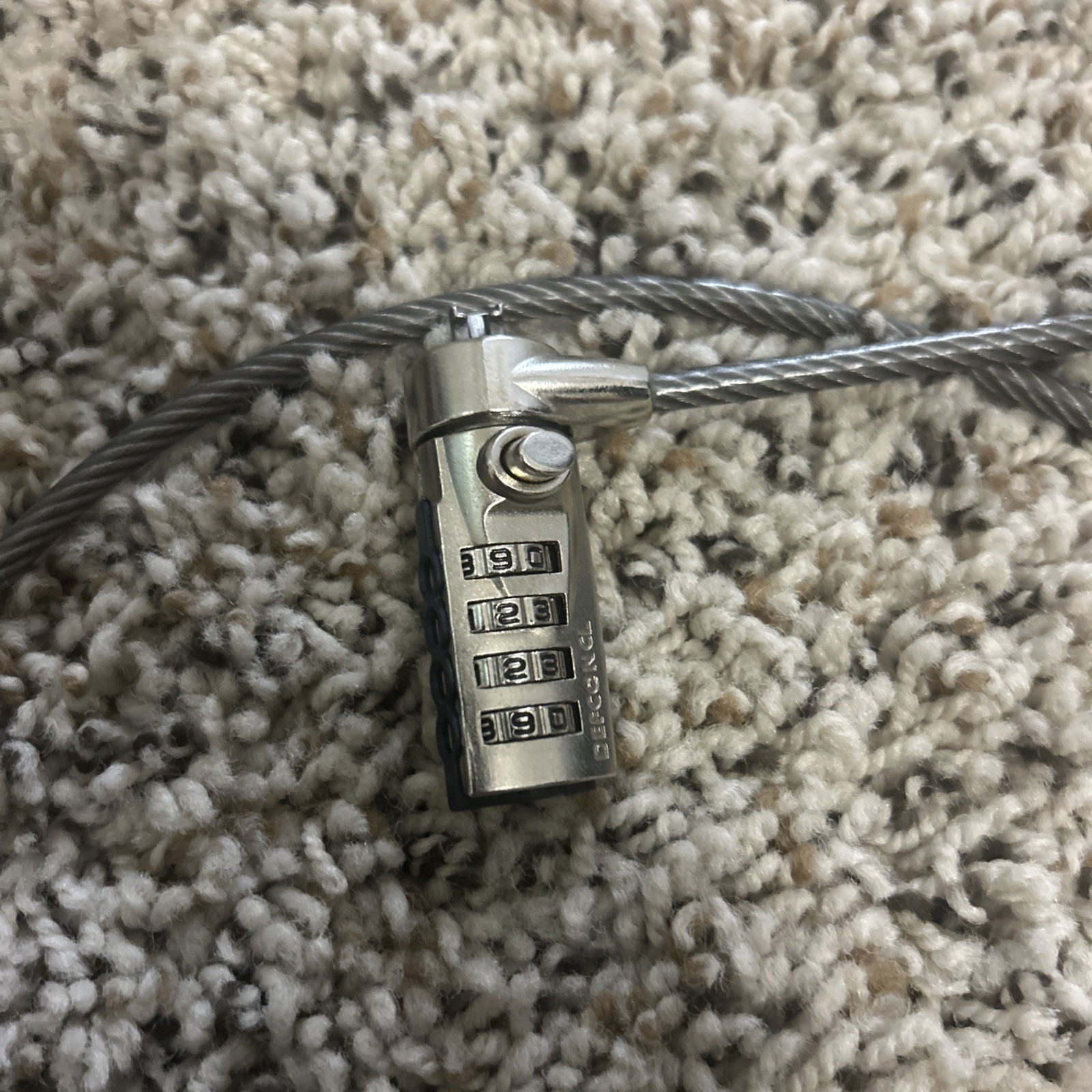 Defcon Cl Laptop Cable Combination Lock 78” Length Security